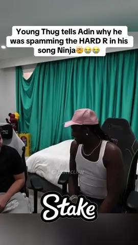 Young Thug tells Adin why he was spamming the HARD R in his song Ninja🤯😭😭 #adinross #youngthug #fyp #viral 