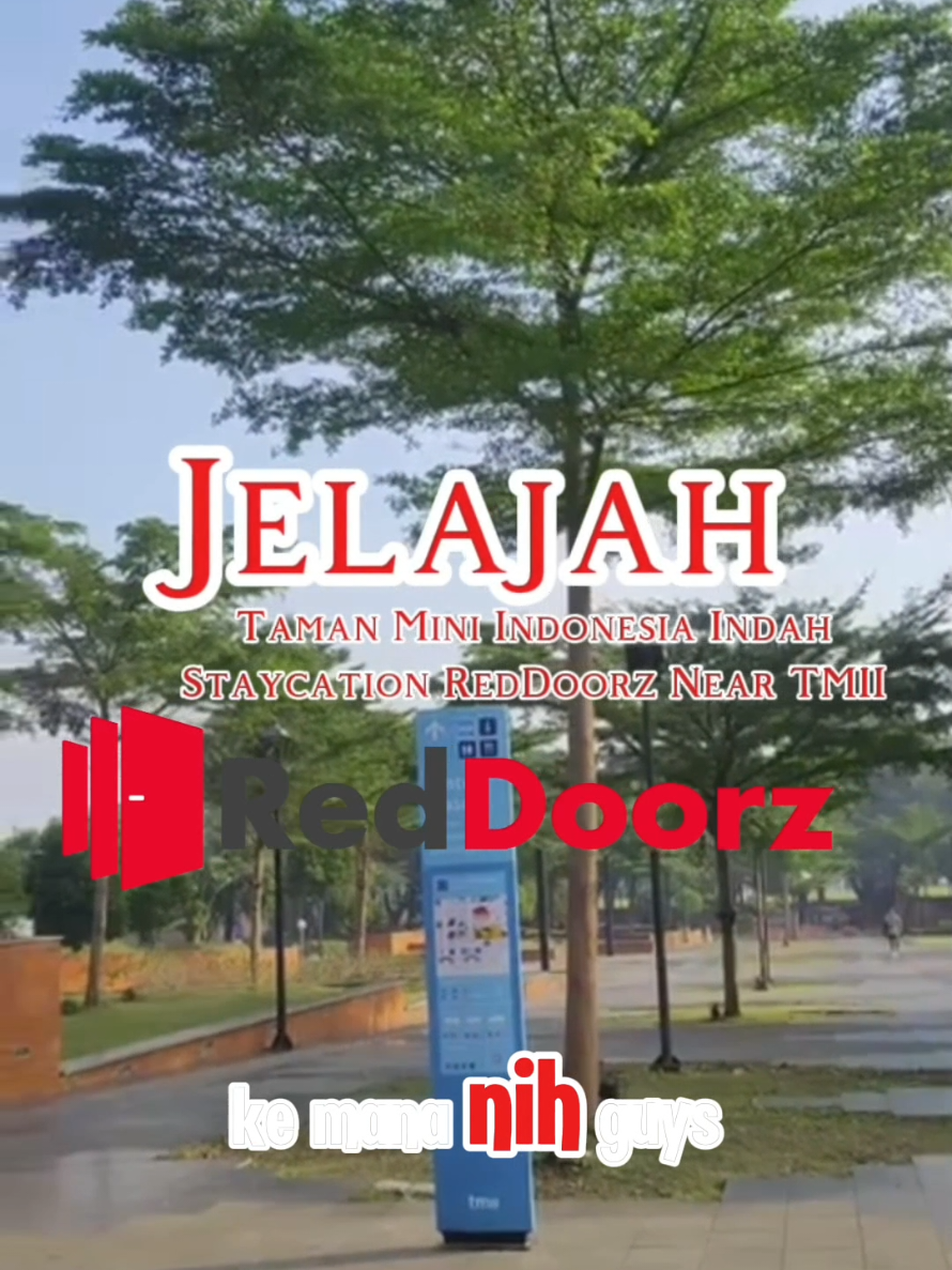 Anis gajian weekend ke Taman Mini Indonesia Indah yuk gaes...oh iya nginepnya bisa di @RedDoorz Indonesia RedDoorz Taman Mini Jakarta booking di aplikasi atau website RedDoorz pakai promo YUKNGINEP biar dapat diskon gabung RedClub biar dapat benefid nya gaesss kuy #bukasemuapintu #reddoorz #redtravelers #reddoorzindonesia 