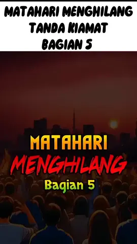Bagian 5| MATAHARI MENGHILANG 😱 TANDA KIAMAT PART 5  YT: Isendal IB: @iSendal  #bismillahfyp #mataharimenghilang #tandakiamat #mataharidibarat  #fyppppppppppppppppppppppp 