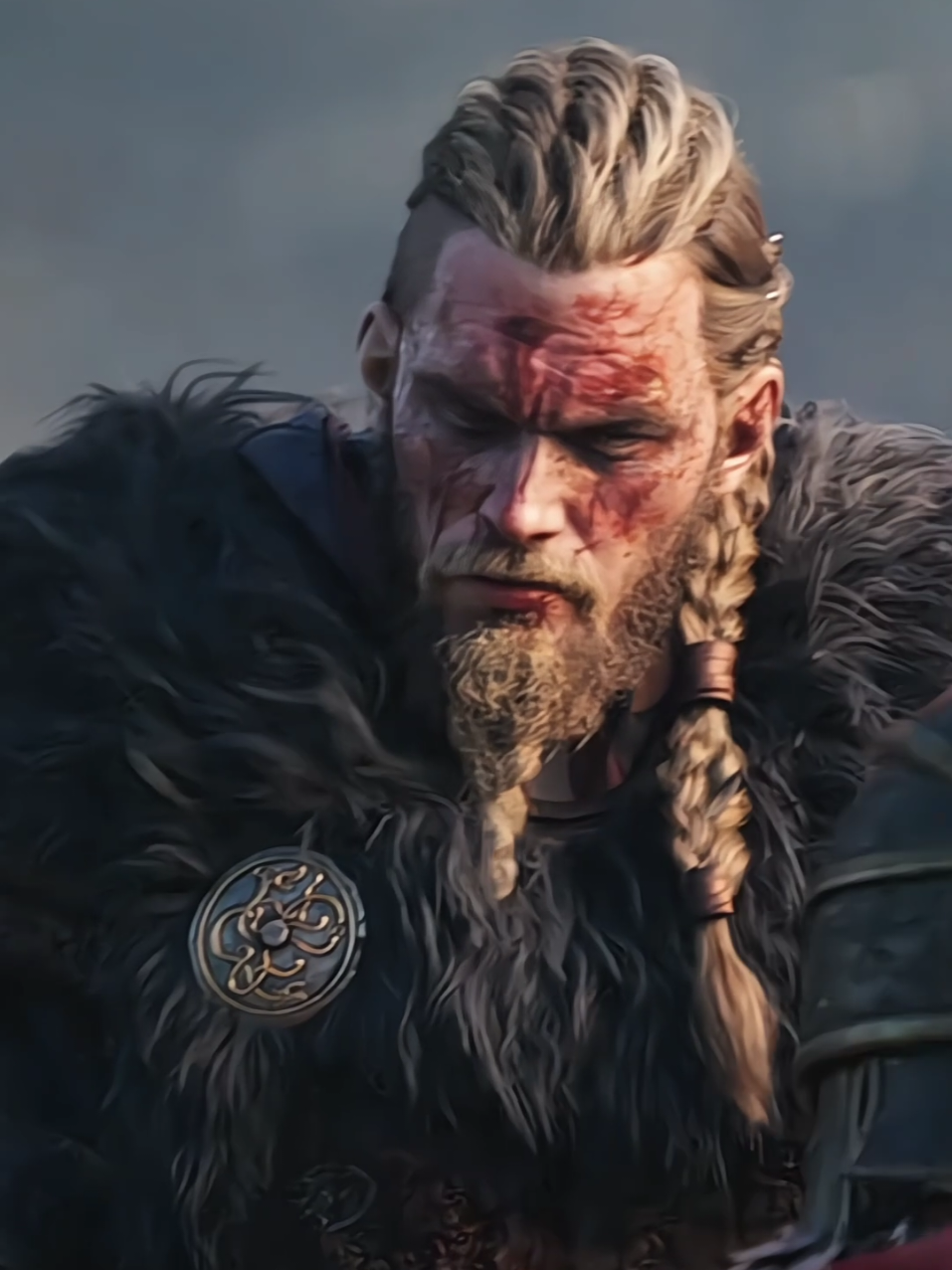 Wolf kissed (EIVOR)💀💀💀 #assassinscreedvalhalla #assassinsceed #vikings #fakesituation⚠️ #fyp 