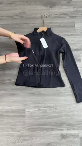 Áo khoác nữ tập gym yoga,  áo khoác thun lạnh ôm sát #aokhoacnutapgym #aokhoacthunlanh #aokhoactapyoga #xuhuong #minbaby21 