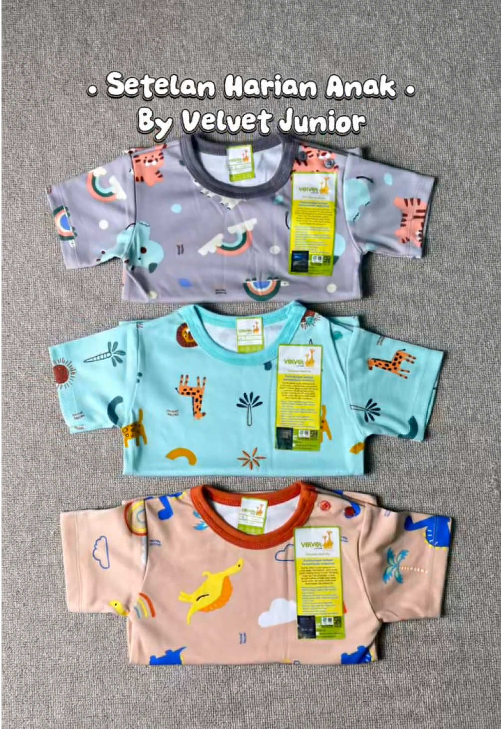 Setelan Harian anak ternyaman 😍 Yang di spill motif 