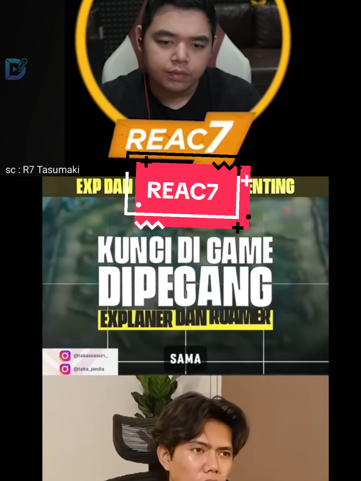 Reaksi mas valdi , kunci kemenangan itu dipegang exp laner dan roamer#NEXTJagoanMabar #MLBBNEXT2025 #reac7 #r7tatsumaki🔥 #mlbbcreatorbase 
