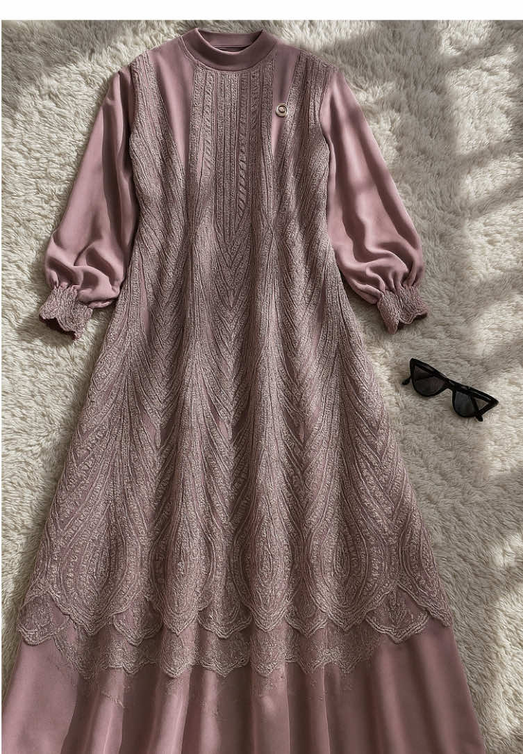 Luna Lace Dress Gamis Ceruty Baby Doll Mix Brukat Premium#dressceruty#dresssyari#dressbrukat#gamisceruty#fyppppppppppppppppppppppp 