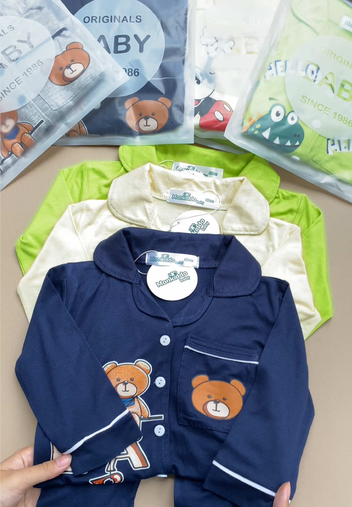 Bộ pijama dài tay thun lạnh bé trai [6-18kg] #thoitrangtreem  #quanaotreem  #pijamachobe  #bopijamachobe  #monkiddobaby  @Monkiddo baby  @Monkiddo baby  @Monkiddo baby 