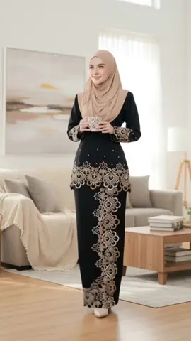 Baju Kurung Lace Lipat Batik #bajukurung #lace #baju #bajuwanita #bajuraya 