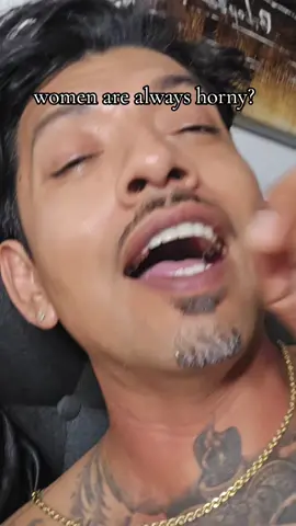 I heard you were horny and on your period?