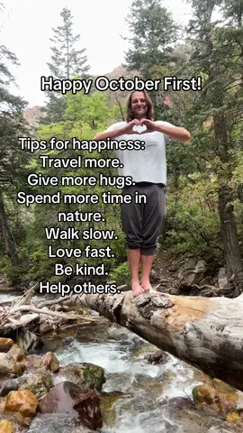 Happy October! #happinesstips #selflove #bekind