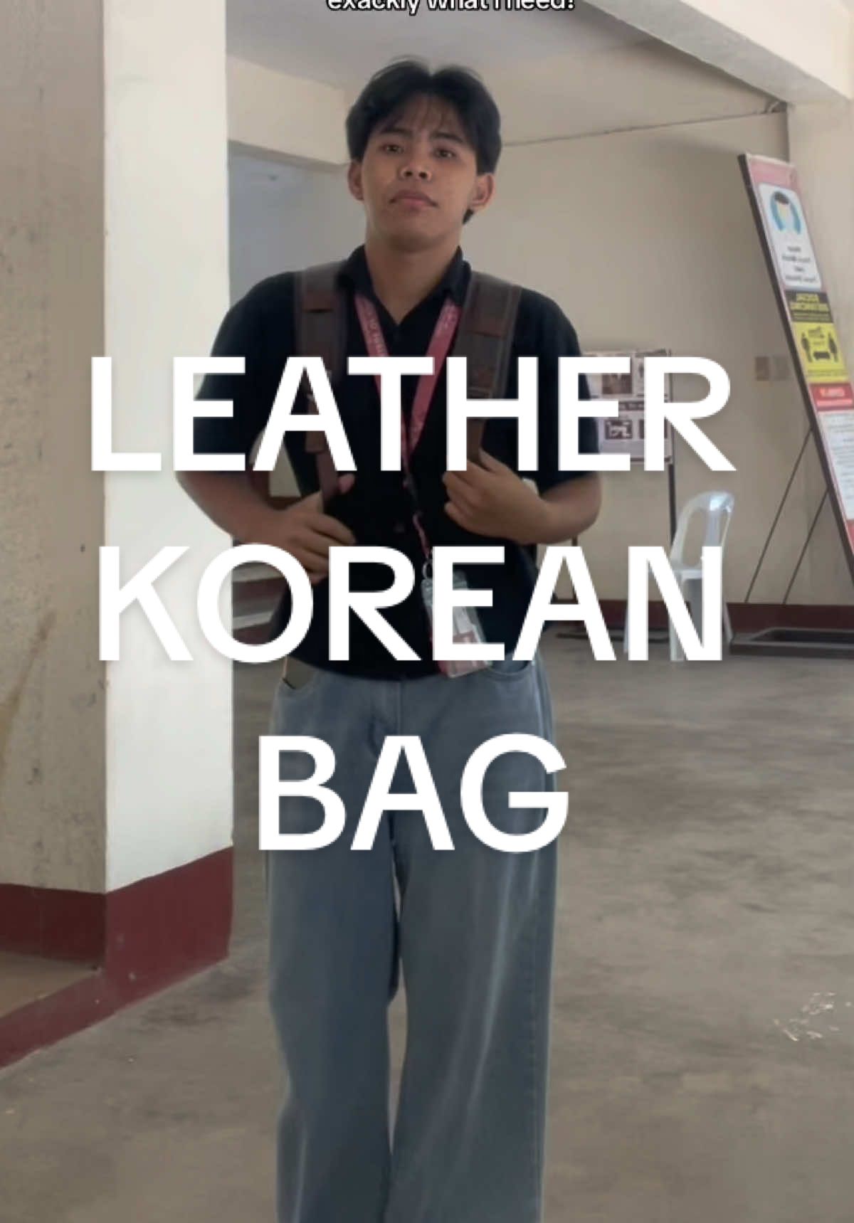 This leather backpack is exackly what i need! 🥰❤️‍🩹🥺 #fyp #koreanbag #affiliatemarketing #bag #bpsudinalupihancampus 