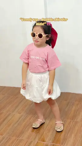 Replying to @Mommy Van 👨‍👩‍👦 OOTD recommendation for kids! #kids #kidsoftiktok #terno #coords #pink #fashion #fashiontiktok #bubbleskirt #skirt #ootdforkids #coordsforkids #giftideas #gifts #giftforkids #musthave 
