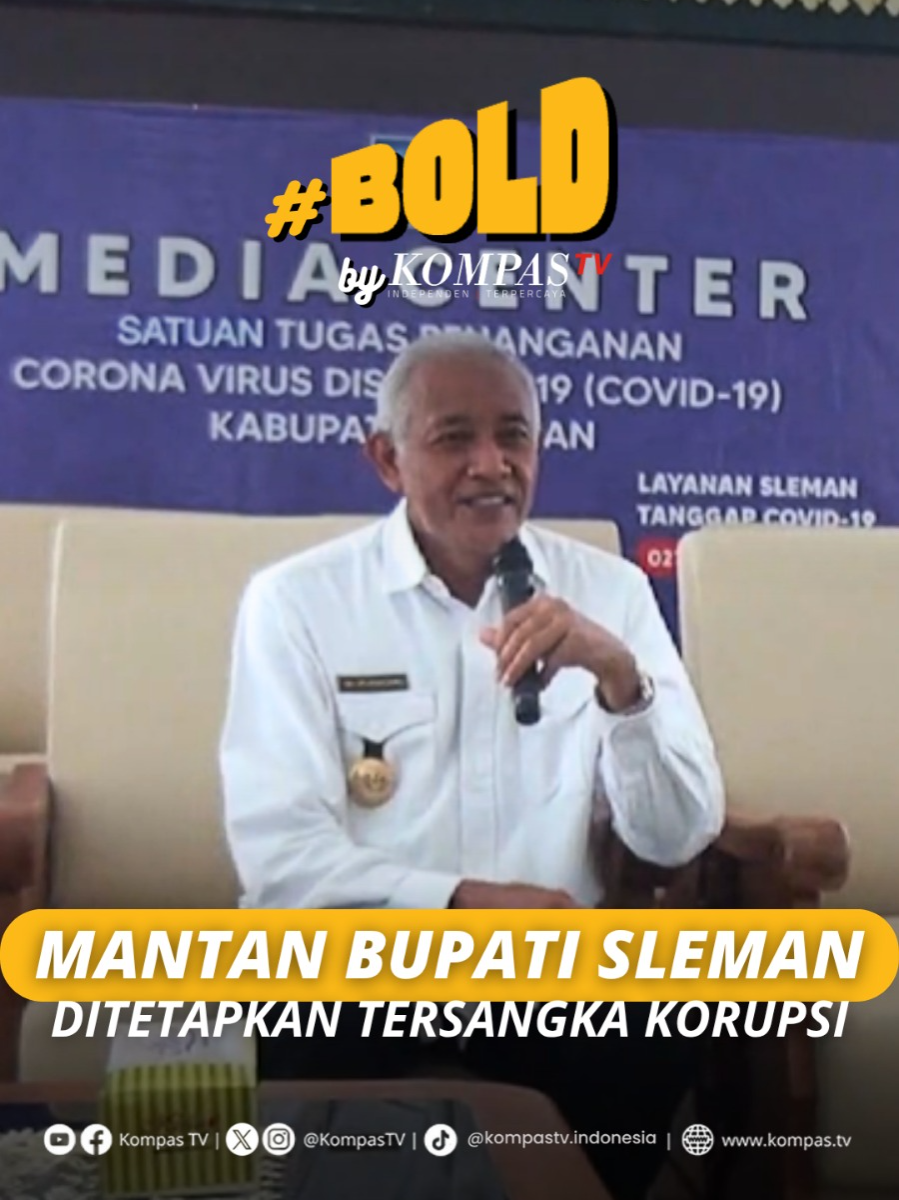 MANTAN BUPATI SLEMAN SRI PURNOMO JADI TERSANGKA KORUPSI HIBAH PARIWISATA Mantan Bupati Sleman dua periode, Sri Purnomo, ditetapkan sebagai tersangka kasus dugaan korupsi dana hibah pariwisata tahun 2020. Sri Purnomo yang menjabat sebagai Bupati Sleman pada periode 2010–2015 dan 2016–2021, diduga terlibat dalam penyalahgunaan dana hibah pariwisata dengan kerugian negara hampir Rp11 miliar. Modus dugaan korupsi dilakukan melalui penerbitan Peraturan Bupati tentang pedoman pemberian dana hibah pariwisata pada 27 November 2020. Saat itu, Pemkab Sleman menerima dana hibah Rp68,5 miliar dari Kementerian Pariwisata dalam rangka penanganan pandemi Covid-19. Meski sudah berstatus tersangka, hingga berita ini dibuat, Kejaksaan Negeri Sleman belum melakukan penahanan terhadap Sri Purnomo. Tuliskan komentarmu dan dapatkan berita terkini lainnya di www.kompas.tv serta youtube.com/kompastv #BOLDKompasTV #TikTokBerita