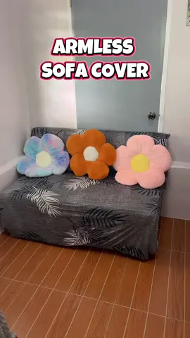 Armless Sofa Bed Cover Stretchable sofa cover #sofabedcover #armlesssofabedcover #sofacover #sofacover3seater #armlesssofacover 