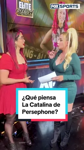 ‘¿PERSEPHONE? ASCO’ 🤢 🤮 @La Catalina le confiesa a @Natalia Rivera lo que piensa de algunas luchadoras 💪🏻 #aewxfsmx #lacatalina #cmll 