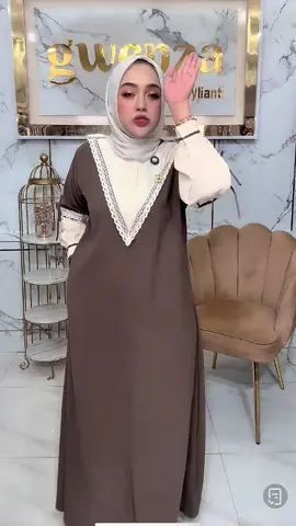 Zahwa dress renda by Gwenza #dressrenda #dresscantik #gamiskekinian #trending #fyp 