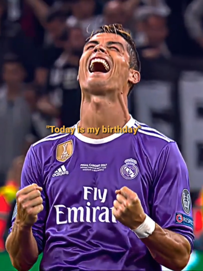 it's my birthday today 🎉  (celebrate my birthday with siuuu) #fpyシ #cr7cristianoronaldo #goat🐐 #portugal🇵🇹 #birthday 