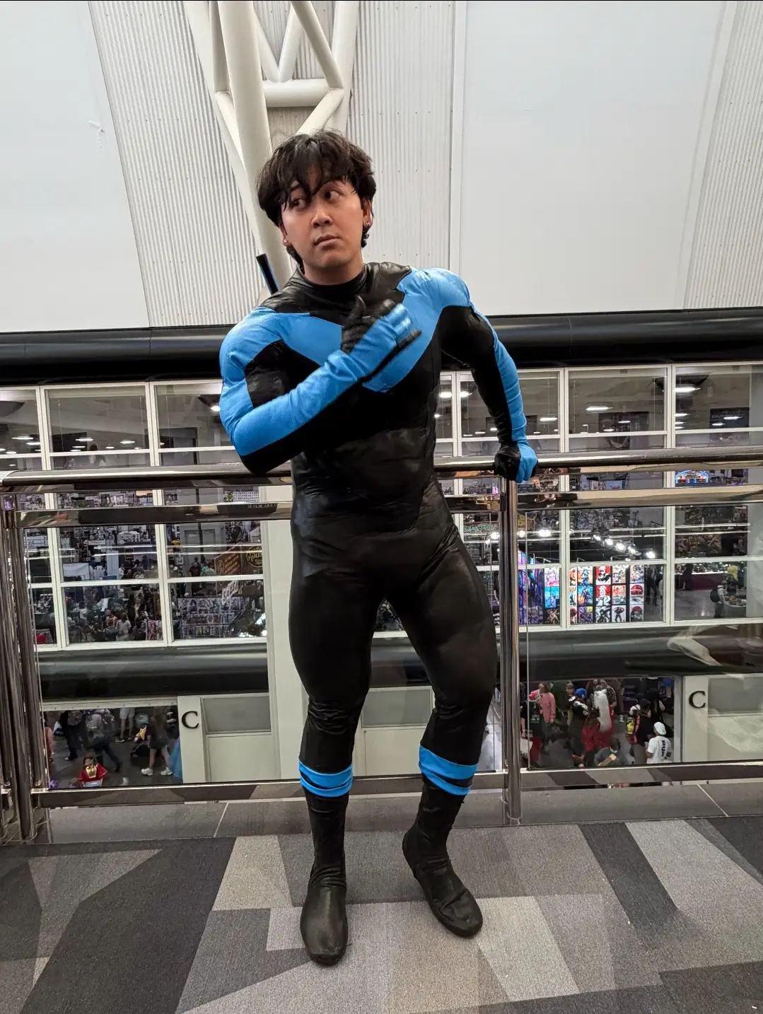 my nightwing cosplay from fanx #nightwing #nightwingcosplay #nightwingedit #dc #fanx 