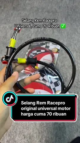 Rekomendasi Selang Rem Racepro Universal Motor ✅ #selangrem #selangremracepro #racepro #tiktokfyp #viraltiktok 