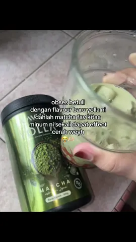 tak henti henti minum ni weyyy sedap betul matcha dia 🫶🏻😭😋