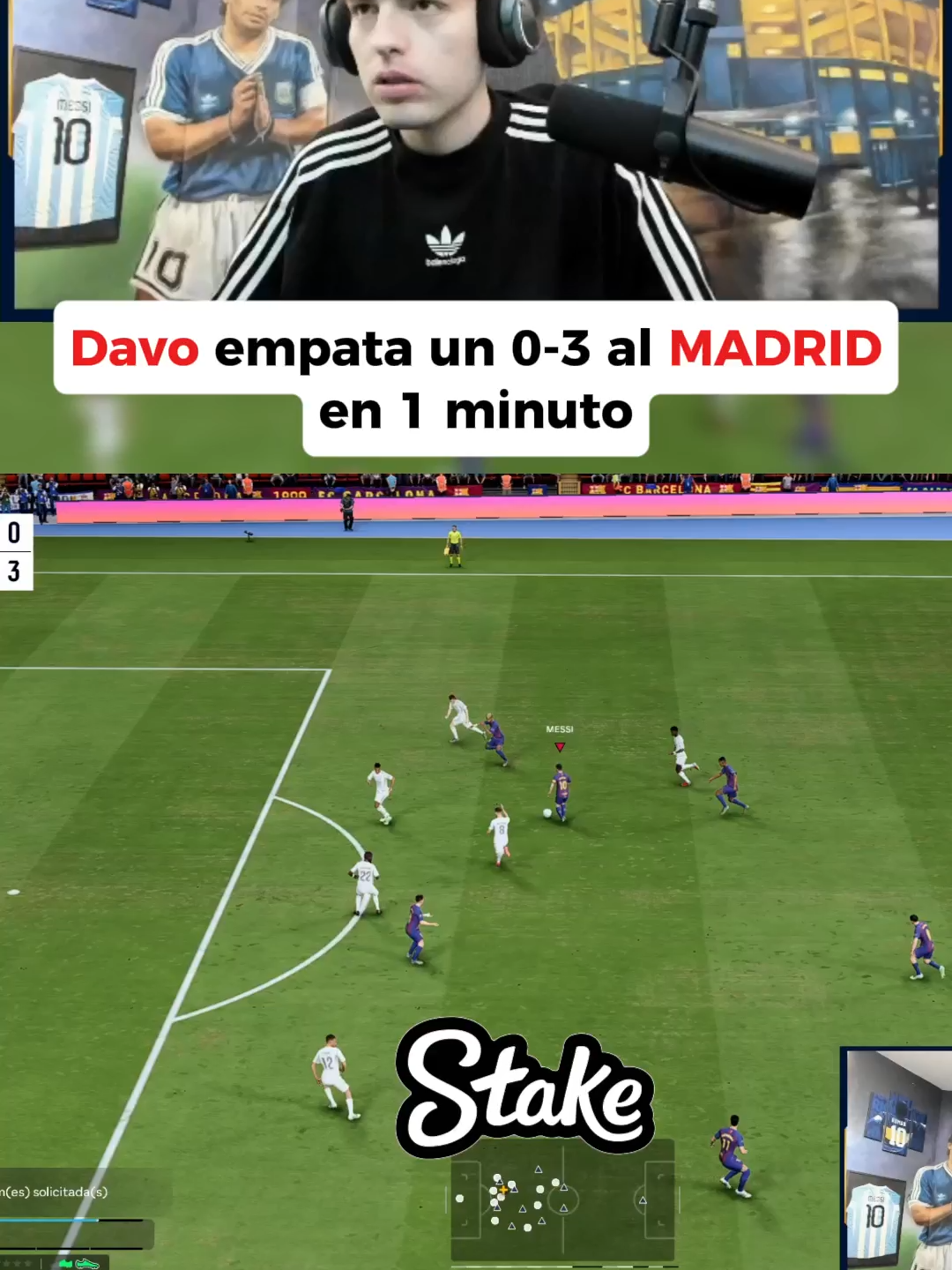 Remontada epica de davo en el modo carrera #davooxeneize #davoxeneize #modocarrera #barcelona #fcbarcelona #realmadrid #realmadridfc #clipsdetwitch #davo #eafc26