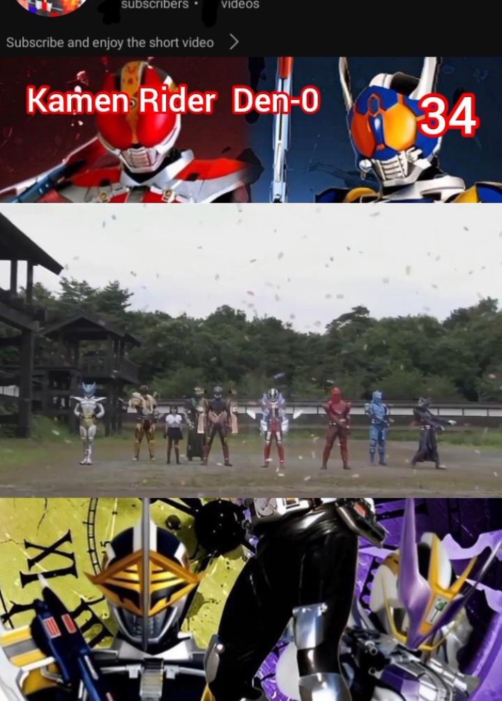 Kamen Rider Den-0  Part 34 #henshin #kamenriderdeno #subscribe #shorst#Jacareycraftshorts