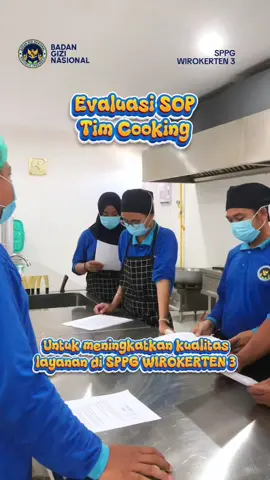 Evaluasi sop lanjutan ke tim yang lain agar kualitas lebih maksimal 🥰 #makanbergizigratis #sppgwirokerten3 #bantul #jogja #badangizinasional 