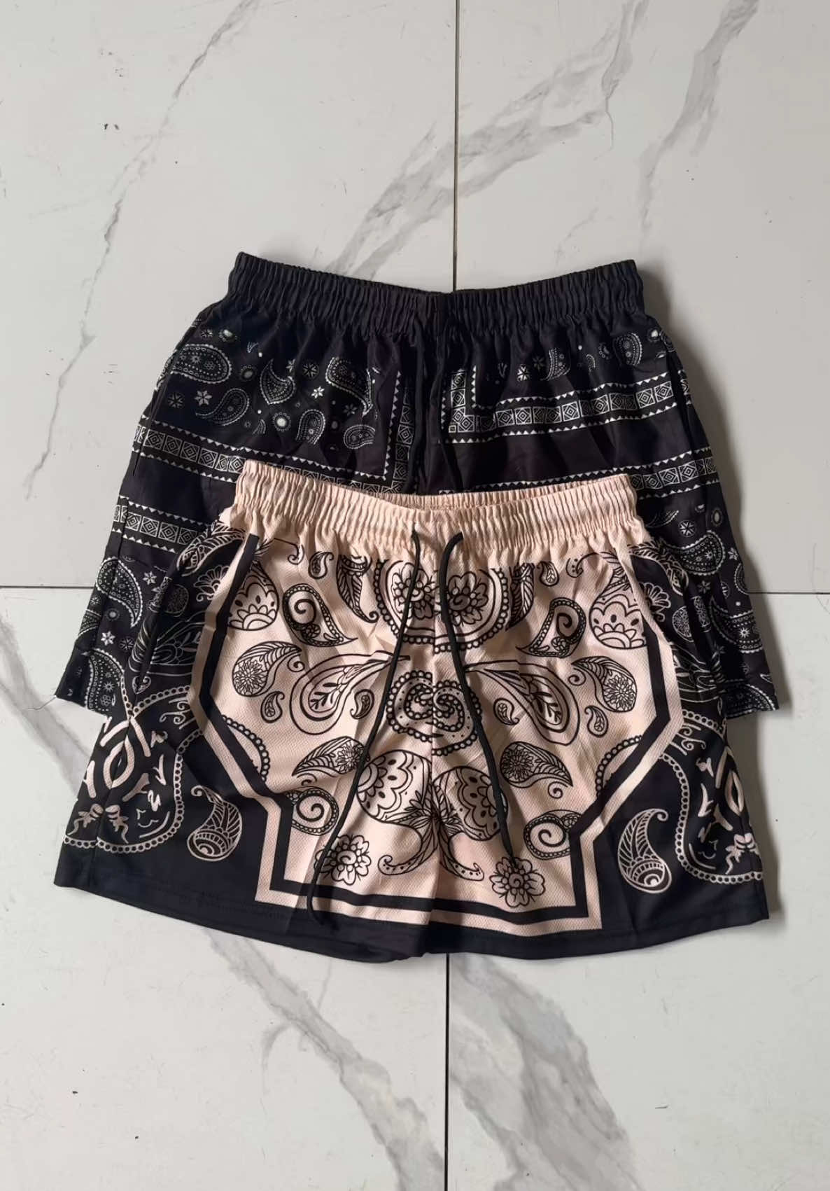Bandana print shorts! Solid pang porma! #shorts #shortsformen #short 