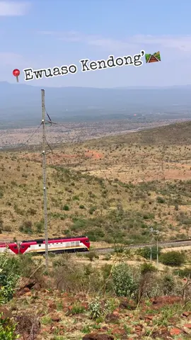 Scenic view of the Nairobi-Suswa cargo train on its way to Naivasha ICD.#fyp#viral#sgr#trucker#creatorsearchinsights 