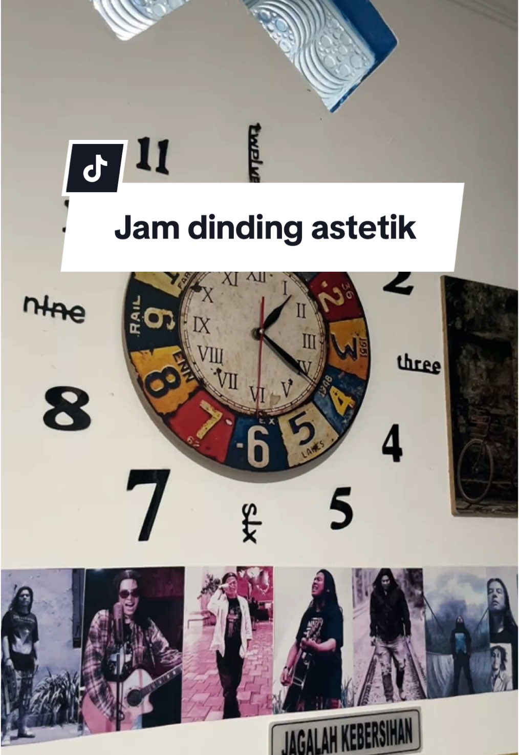 Modal 30 ribu udah bisa dapat jam dinding se astetik ini #jamdindingastetik #jamdindingpromo #rekomendasijamdinding #jamdinding 