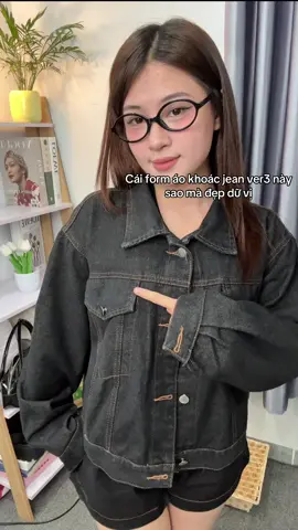 Ý là bị mê áo khoác jean của Calem á form rất dày dặn nhaa #calemclub #jacket #outfitideas #áo 
