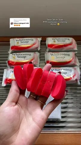 Replying to @mommy Khriz naka sale sila ngayon check out na habang may stocks pa!😩 #fyppppppppppppppppppppppp #fypviraltiktok🖤シ゚☆♡ #fypviralシ #seoulsecret #whiteningsoap 