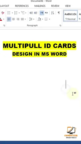 multiple ID Card Design in MS word #msword #vairal_video #education #newdesign #mswordtutorial 