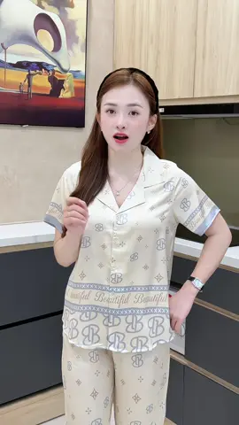 Pijama Mẫu Mới Đồ Bộ Ngủ Lụa #nguyễn_thuý_hiền 