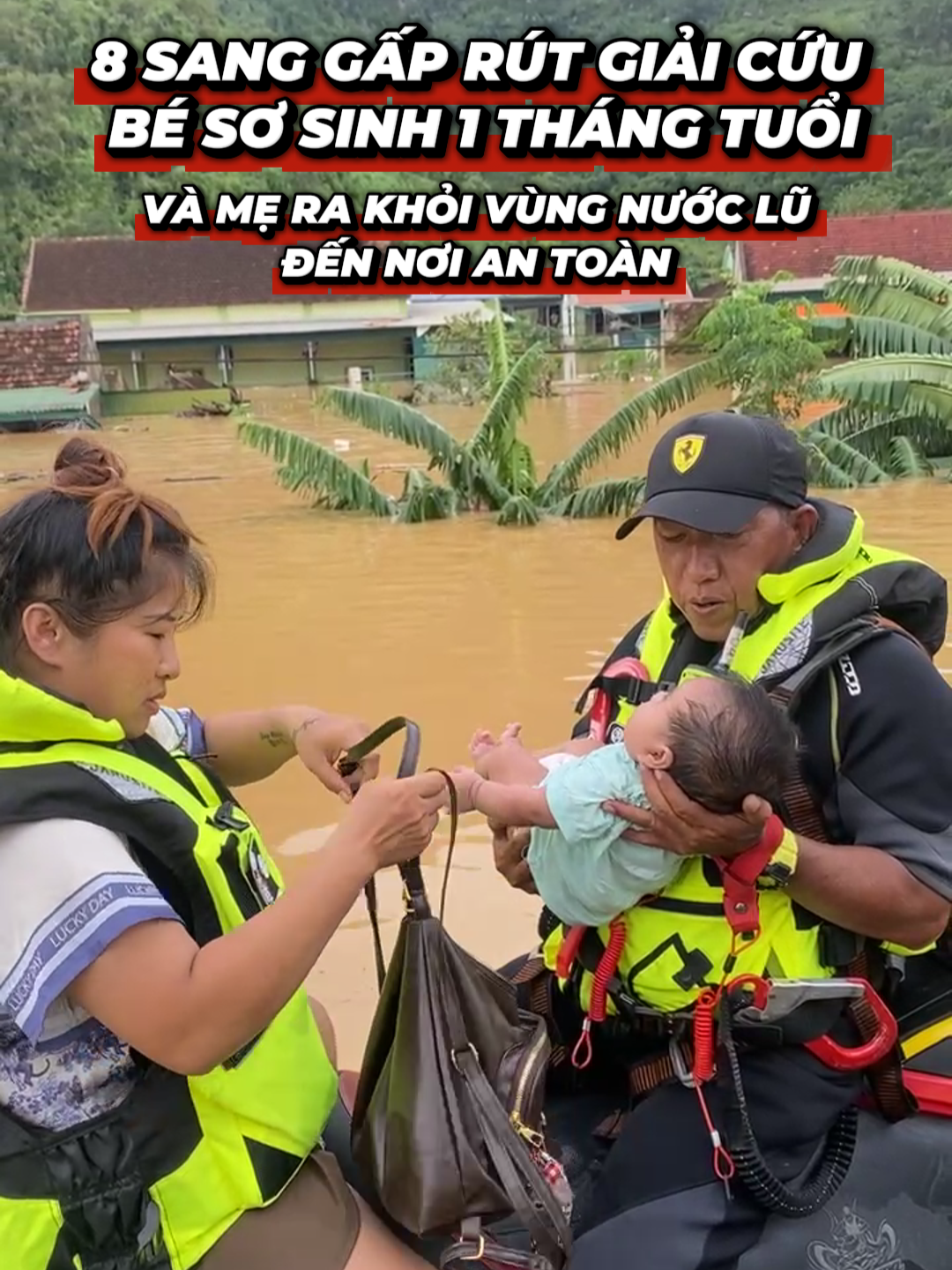 8 SANG GẤP RÚT GIẢI CỨU BÉ SƠ SINH 1 THÁNG TUỔI CÙNG MẸ ĐẾN NƠI AN TOÀN #8sang #8SangBDS #SieuBao #SieuBaoRaGaSa #baoragasa #sieubaobualoi #baoso10 #baoso9 #Baoso10 #Bualoi