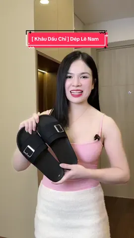 [ Khâu Dấu Chỉ ] Dép Lê Nam 