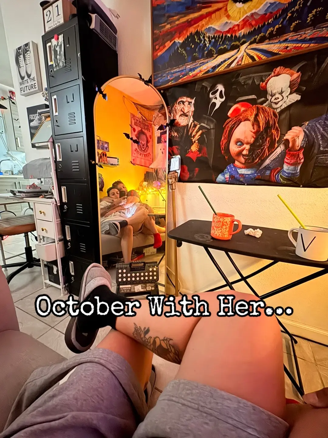 The Harley to My Joker This October, I brought you a basket, Candies and chaos — straight out the casket. A bouquet of roses, black as the night, In Gotham’s glow, you’re my only light. They call it a curse, They call it a crime — Two women in love, Out of step, out of line. But you’re the Harley to my Joker, The flame to my smoke. They brand us as sinners, But we laugh at the joke. Not like the rest — plastic smiles, hollow queens. You’re fire in the alleys, You’re the smoke in between. A million eyes follow, But we won’t conform. Our love is the chaos Inside Gotham’s storm. The skyline is burning, And still we don’t bend. It’s you and I, baby, ’til Gotham’s end. So hand in hand, as the sirens unfurl, The Harley to my Joker — against the world. #october #fall #poetic #poetictherapy @Poetic Therapy 