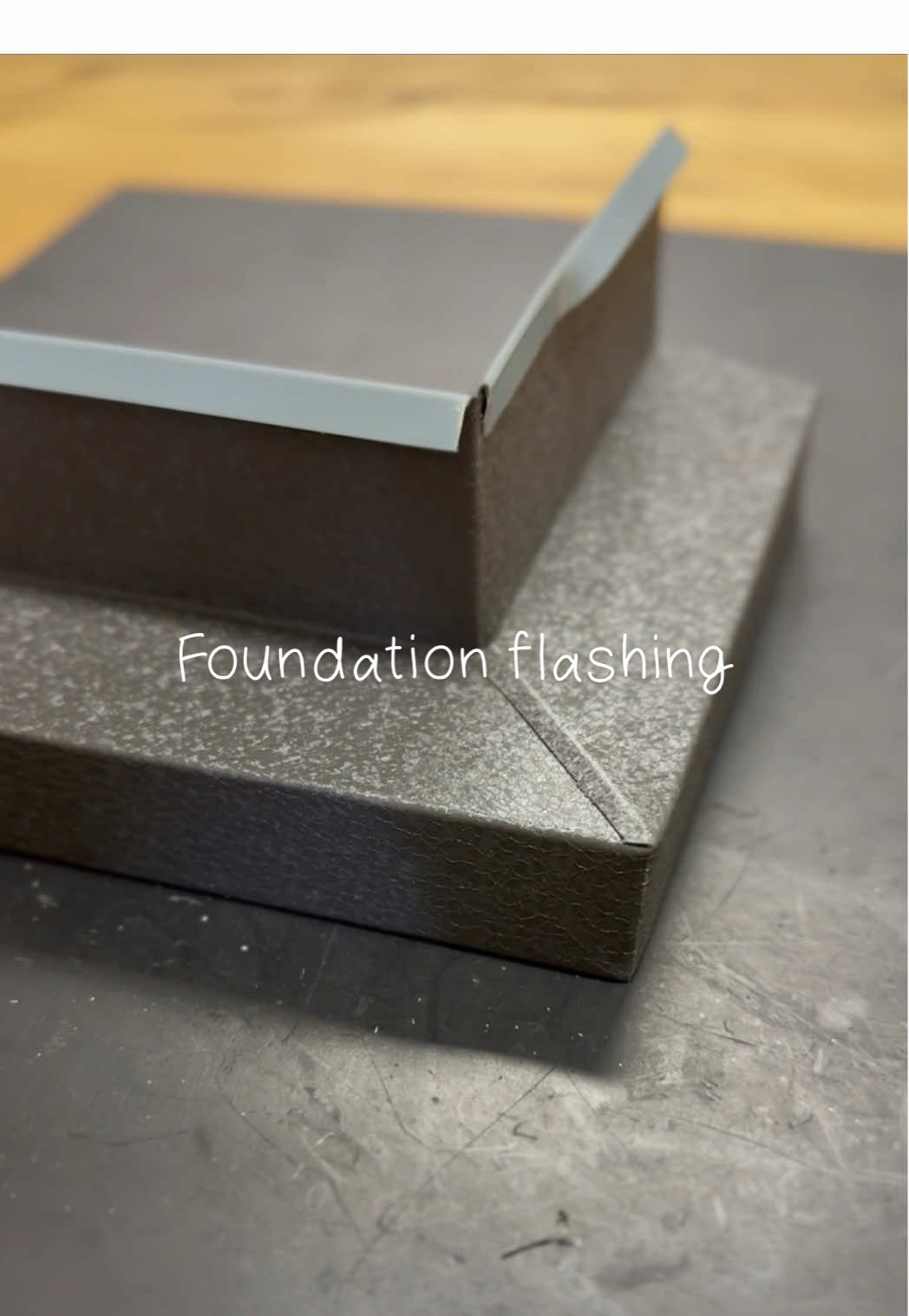 Foundation flashing #一級建築板金技能士 