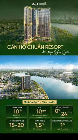 Đã 5 năm rồi TP.HCM mới có thêm 1 dự án Riverside. Inbox tiểu sử để nhận thông tin nhé cả nhà 🥰 #canhotphcm #atsaigonriverside 