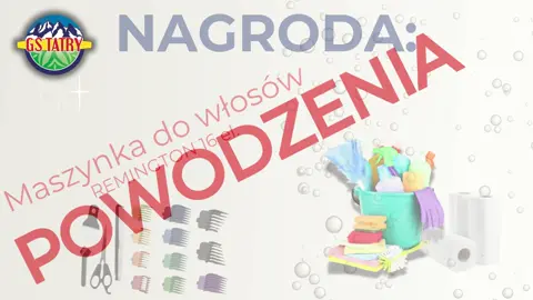 🎉 KONKURS „Największe zakupy w sklepach GS Bukowina” 🎉  📅01.10 – 31.10.2025 🛒 Rób zakupy artykułów chemicznych, kosmetycznych, papierów toaletowych i ręczników na swoją Kartę Klienta GS i powalcz o nagrodę! 🏆 Nagroda: Maszynka do włosów REMINGTON ColourCut HC5035 (16 el.) o wartości 99,99 zł ✅ Wygrywa osoba, która w październiku zrobi największe zakupy z wybranych kategorii!  📢Wyniki: 7 listopada 2025  🎁Odbiór nagrody: do 10 listopada 2025 w siedzibie GS Bukowina 👉 Konkurs obowiązuje we wszystkich sklepach GS Bukowina (z wyjątkiem sklepu nr 3 – CH REGLE, I piętro oraz piekarni). #Konkurs #GSBukowina #NajwiększeZakupy #BukowinaTatrzańska #BiałkaTatrzańska #Leśnica #Groń #Jurgów #Rzepiska #CzarnaGóra #Brzegi #Nagroda #Remington #Zakupy #TanieZakupy #Okazja #ChemiaGospodarcza #Kosmetyki #Promocja