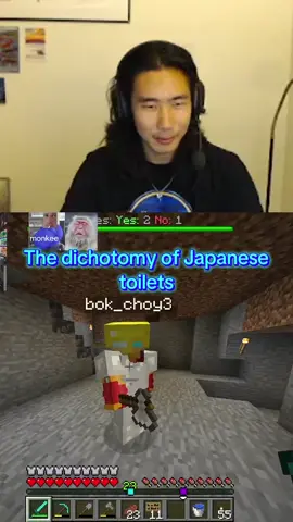 You roll the dice every time you enter a Japanese bathroom #twitchclips #horselover #japan #bidet #Minecraft 