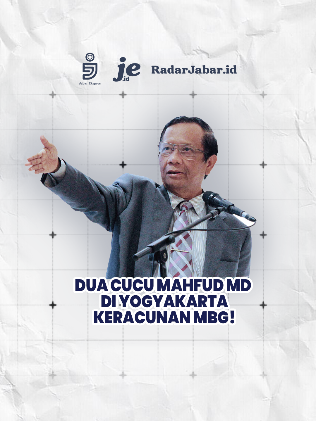 Program makan gratis seharusnya bikin anak sehat, bukan masuk rumah sakit. Mahfud MD buka suara, cucunya sendiri jadi korban keracunan MBG di Yogyakarta. Dari delapan anak satu kelas yang tumbang, satu cucunya bahkan sampai dirawat 4 hari di rumah sakit. Mahfud menegaskan, ini bukan soal “persentase kecil” kayak yang disebut pemerintah. Nyawa dan kesehatan anak nggak bisa dihitung dengan angka statistik.  #MBG #MakanGratis #MahfudMD #KeracunanMBG #KesehatanAnak #ProgramPemerintah #IsuNasional #AnakSehat