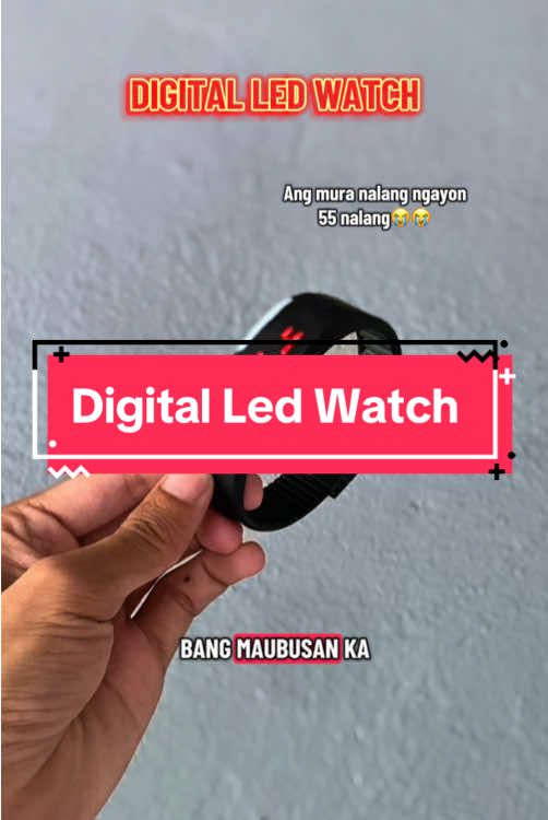 Digital Led Watches Silicone Rubber and ganda nito tapos ang mura lang pero qaulity✨ #watch #digitalledwatch #ledwatch #digitalwatch 