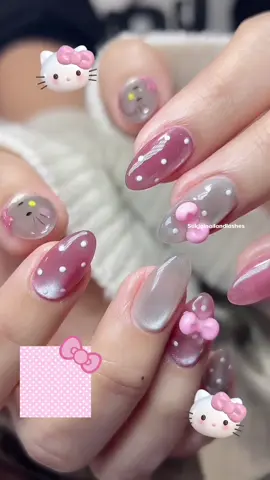 100000/10 คิตตี้ที่ถูกต้อง น่ารักมากกกก💗💗 #sukjainailandlashes #สุขใจเนล #ร้านทําเล็บนครปฐม #ศิลปากรนครปฐม #เล็บเจลสวยๆ 