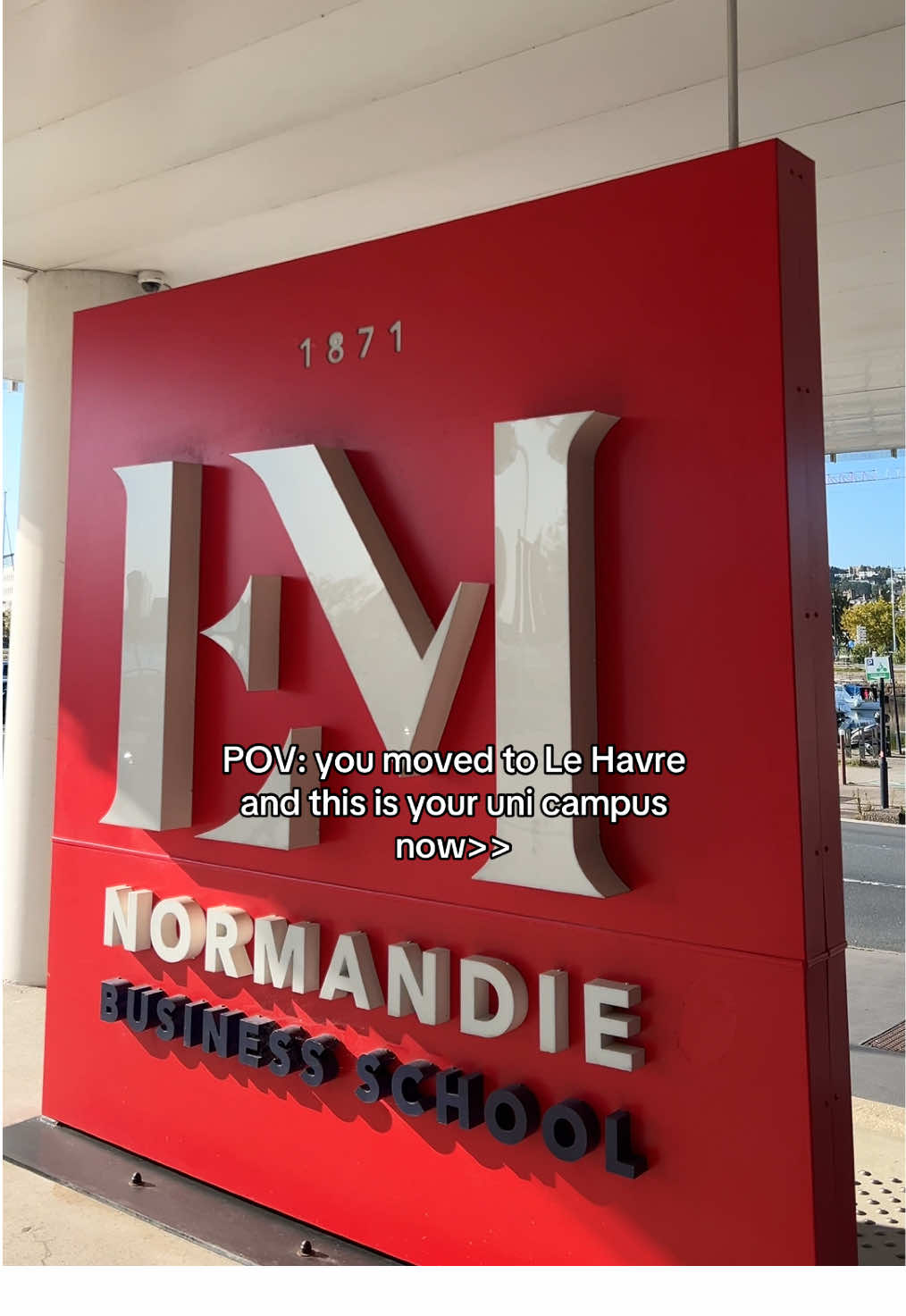 It’s a lot of floors to climb 🥲 @EM Normandie Business School  #uni #unistudent #france #studentlife #motivation 