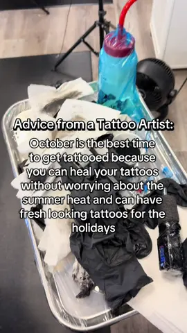 This is a sign to book that tattoo appointment!  #fyp #tattoo #tattooartist #tattooideas #october 