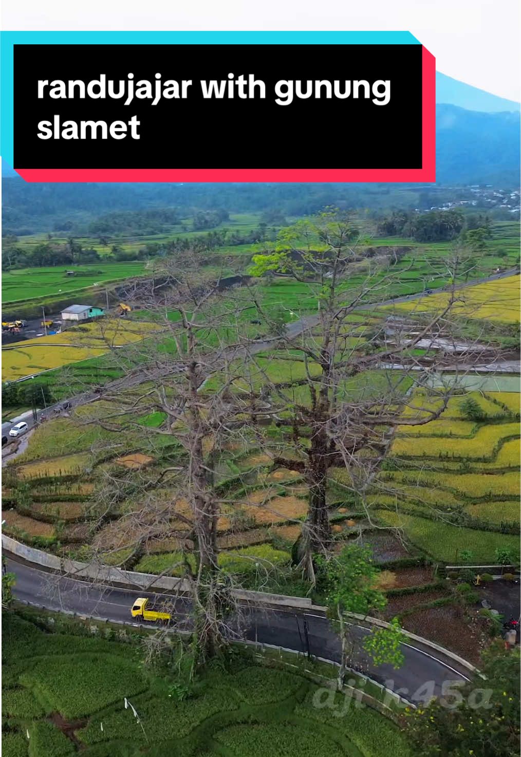 randujajar with gunung  slamet kala itu :) 