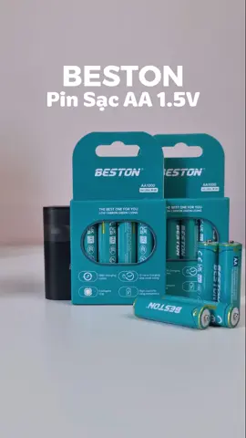 Pin Sạc AA Beston điện áp 1.5V, dung lượng 3600mWh sử dụng cho micro không dây, máy ảnh, đồ chơi #pinsac #pinsaclai #pinaa #battery #pinmicro 