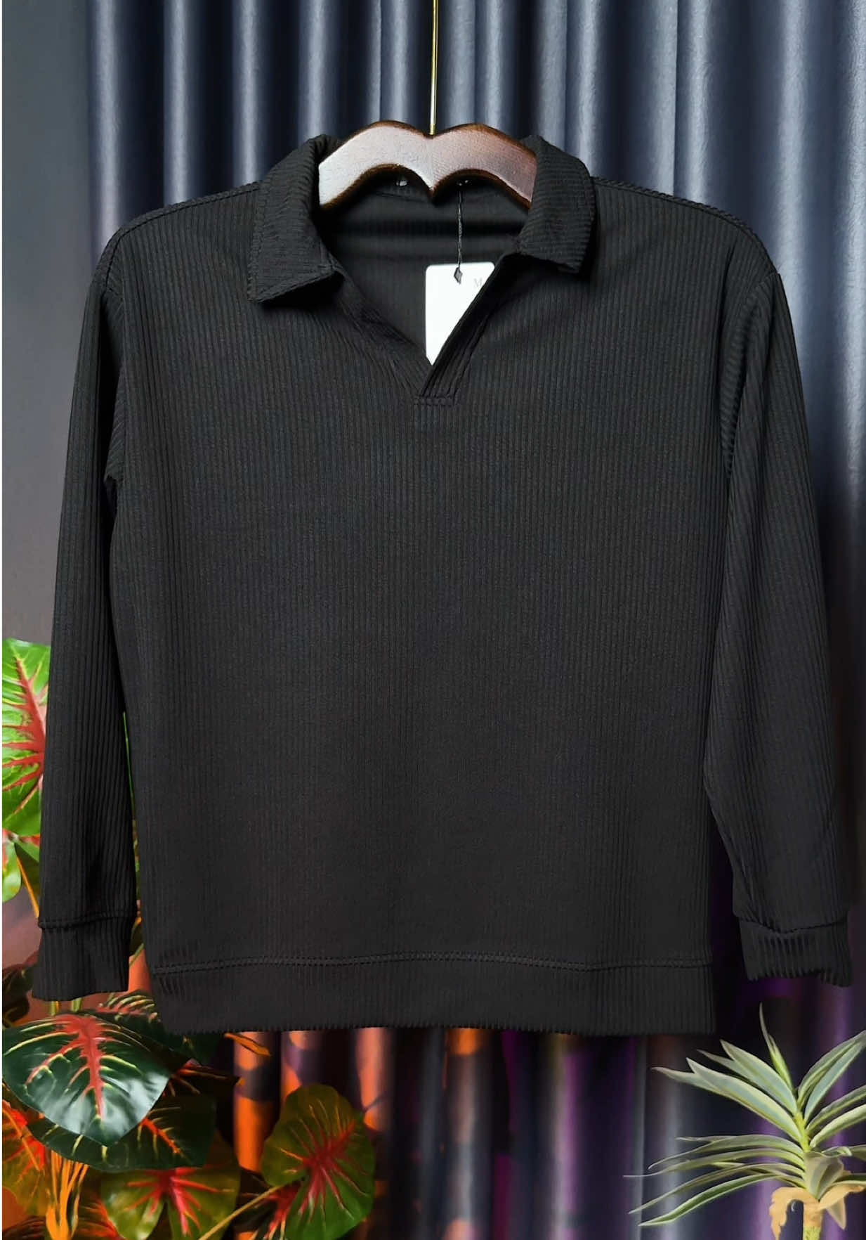 Áo Thun Tăm Cổ V ZUTEE Dài Tay#xuhuongtiktok #thoitrangnam #reviewthoitrang 