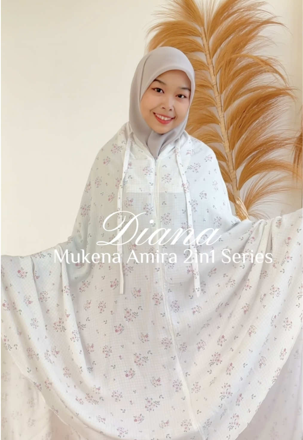 se cantik itu mukena cantik by Reyscarf “Diana”      #masyaallahtabarakkallah #mukena #2in1 #cantik #fyp 