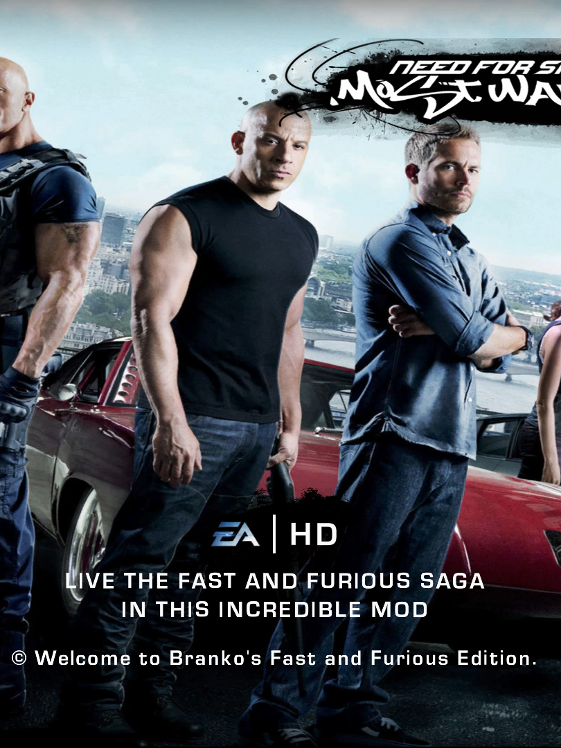 NFS MOST WANTED MOD FAST & FURIOUS