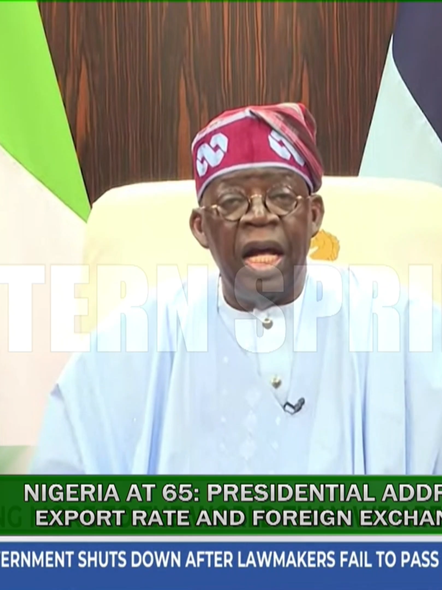 Nigeria at 65: President Tinubu hails reforms, says the worst is over, and urges national unity.  Watch the full address now on our YouTube channel: Western Spring Television NG. #westernsprings #independence #OctoberVibes #ProudlyNigerian #newmonth #independenceday2025 #fypツ #fyp